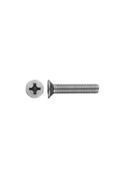 5X30 Mm. Yhb Metrik Yıldız Havşa Başlı Civata 10 Adet Paket
