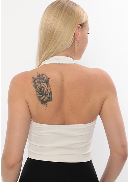 Çapraz Bağlamalı Askılı Sırt Dekolteli Yeni Sezon Fitilli Toparlayıcı Kadın Büstiyer Byz modelleri