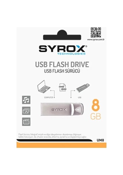 8gb Flash Bellek 8 GB USB 2.0flash Bellek Metal 8gb Flash fiyatları