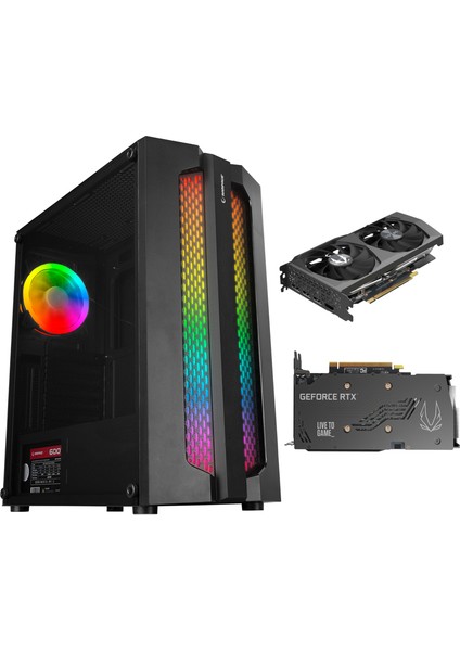 Intel Core I5 12400F / Rtx 3060 12GB /16GB Ddr4 / 500 GB M2 SSD /12400V11 / Gaming Masaüstü Pc