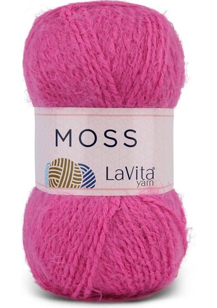 Moss 5060 Pembe El Örgü Ipi