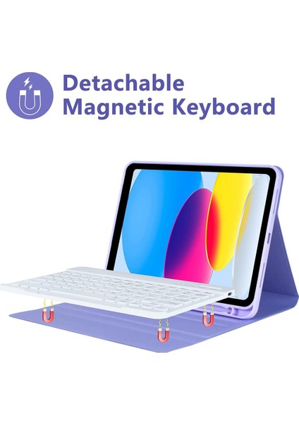 Apple iPad Pro 9.7" Kılıf A1673 A1674 A1675 Kablosuz Klavyeli Kılıf Mobax