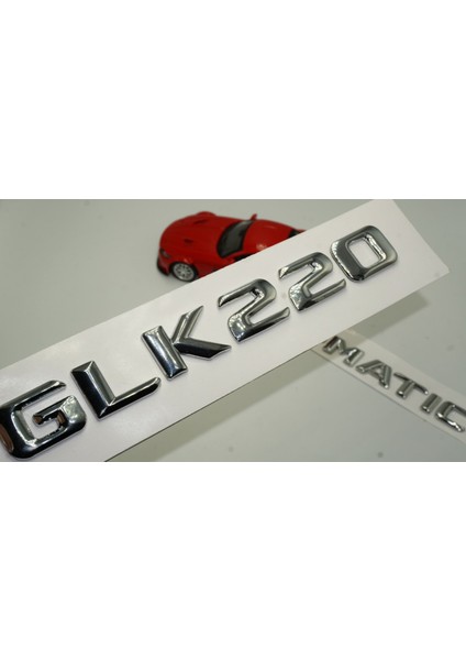 Benz Glk 220 4matic Bagaj Krom Metal 3m 3D Yazı Logo