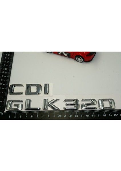 Benz Glk 320 Cdı Bagaj Krom Metal 3m 3D Yazı Logo