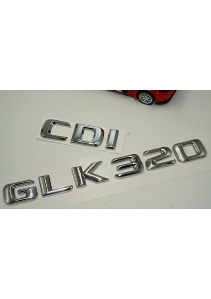 Benz Glk 320 Cdı Bagaj Krom Metal 3m 3D Yazı Logo