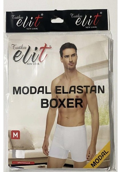 Erkek Modal Likralı Boxer 1251 - 9 Adet indirimleri