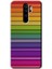 Xiaomi Redmi Note 8 Pro Kılıf Baskılı Arka Kapak - Colorful Lines +Tam Ekran Koruyucu 1