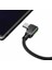 CA-7531 Micro USB Hızlı Şarj ve USB Data Kablo 90 Derece Ledli 3A 1.8m 4