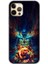 Apple iPhone 11 Pro Kılıf Baskılı Kapak - Ballı Baykuş +Tam Kaplayan Mat Seramik 1