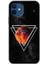 Apple iPhone 12 Mini Kılıf Baskılı Kapak - Kızıl Gezegen +Tam Kaplayan Mat Seramik 1