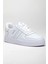 Spor Ayakkabı Kadın Unisex Mikrofiber Dış Malzeme Kauçuk Tabanlı Beyaz 4