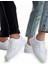 Spor Ayakkabı Kadın Unisex Mikrofiber Dış Malzeme Kauçuk Tabanlı Beyaz 5