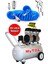 35 Lt Ultra Sessiz Yağsız Hava Kompresörü ve 15 mt Hava Hortumu Seti 8 Bar Full Set 1