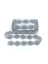 Organze Pul Harç 3876(A8-1700) 13,5mt-Gümüş 1
