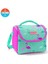 Kids Su Yeşili Neon Pembe Flamingo Desenli Thermo Beslenme Çantası 11804 1