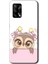 Oppo A54 Kılıf Baskılı Kapak - Sevimli Baykuş +Tam Kaplayan Mat Seramik 1