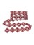 Organze Pul Dantel 13-1398 13,5mt-Kırmızı 1