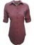 Rimoda 7421 Kadın Kaşmir Içi Kürklü Önü Düğmeli Tunik - Bordo 1