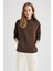 Kapüşonlu Basic Sweatshirt Z9351AZ22AU 1