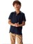 Erkek Çocuk Lacoste Yakalı Kısa Kol T-Shirt 44341 Lacivert 1