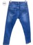 Mojo Unisex Slim Fit Dar Paça Kot Pantolon 2299 Mavi 4