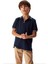 Nk Kids Erkek Çocuk Lacoste Yakalı Kısa Kol T-Shirt 44341 Lacivert 1