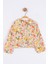 Kız Bebek Papatya Desenli Keten Ceket 34611 Krem 1