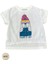 Mojo Kız Bebek Köpek Baskılı Kısa Kol T-Shirt 35326 Ekru 4
