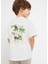 Erkek Çocuk Kısa Kol T-Shirt Krem 3015 4