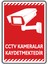 Cctv Kameralar Kaydetmektedir/v5-1/25x35cm/Etiket 1