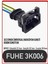 Fhe 3K006 Fıat/peugeot/renault/vw 3 Lü Üniversal Enj. Soketi (Fıat) Bobin Soketi Em (Clıo) 1