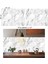 Kendinden Yapışkanlı Beyaz Mermer Desenli Pvc Panel 41X62 cm (4 Adet) 1 M² 3