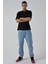 R-5680 Yaka Nakış Detaylı Oversize T-Shirt 1