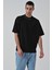 R-5680 Yaka Nakış Detaylı Oversize T-Shirt 2