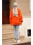 Oversize Balon Kol Tunik 31028 Orange 5