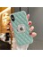 Apple iPhone x Kılıf Zebana Diamond Deri Kılıf Açık Yeşil 1