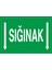 Iş Güvenliği Levhası - Sığınak Aşağı Ok 1