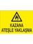Iş Güvenliği Levhası - Kazana Ateşle Yaklaşma 1