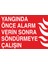 Iş Güvenliği Levhası - Yangında Önce Alarm Verin Sonra Söndürmeye Çalışın 1