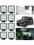 8 Adet 16 LED Kare Off Road Sis Fari Sis Lambasi Çalisma Lambasi Projektör 1