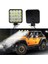 8 Adet 16 LED Kare Off Road Sis Fari Sis Lambasi Çalisma Lambasi Projektör 2