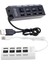 Haoen Akıllı Kurbağa DC5V 1W Sessiz Kasırga Masa Fanı USB Çift Türbin Bıçaklı Taşınabilir Fan Ev ve Ofis Için Açık Seyahat (Yurt Dışından) 4