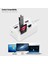 Taşınabilir El Tipi Bladeless Fan USB Fan Masaüstü Bladeless Fan Şarj Edilebilir Quet 3 Dişli Sevimli Beyaz 2 Paket (Yurt Dışından) 1