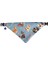 Cocopet Kedi Desenli Ayarlanabilir Fular Bandana Kedi Tasması 1