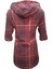 Rimoda 7407 Kadın Kaşmir Içi Kürklü Kapüşonlu Tunik - Bordo 2