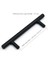 Alüminyum Paslanmaz Mat Siyah 224 mm Mobilya Kulp Çap:12 mm 2