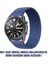 Amazfit Gtr 3 Pro Kordon, (Small Size, 135MM) Braided Solo Loop Band Lacivert 2