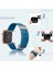 Apple Watch 7 41MM Kordon/kayış Magnetik Yapışma Metal Pu Deri Kordon/kayış 4