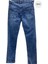 Mojo Unisex Çocuk Boru Paça Likralı Kot Pantolon 2276 Kot Mavi 3
