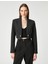 Crop Blazer Ceket Düğme Detaylı 3